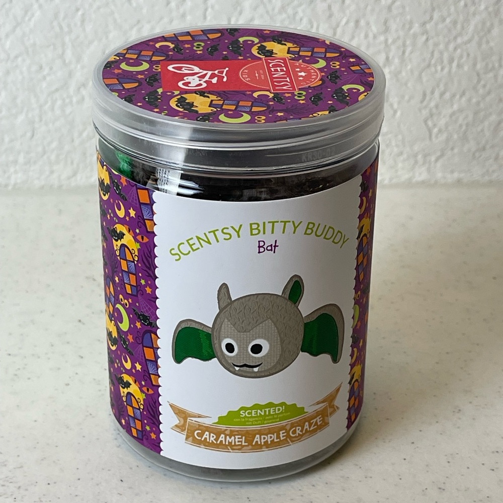Scentsy Bitty Buddy Bat - Caramel Apple Craze Scent - NEW
